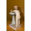 Image 3 : Lladro Figurines: At Sink 4 W, 4.5 D, 7.5 T , w/ Tummy Showing 8.5 T