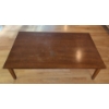 Image 5 : Vintage Teak Rectangular Coffee Table - Minimalistic Design 