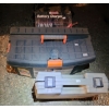 Image 1 : Ryobi Cordless Drill w/ Charger and Case, Toolbox, Mastercraft Battery Charger, Plano Organizer