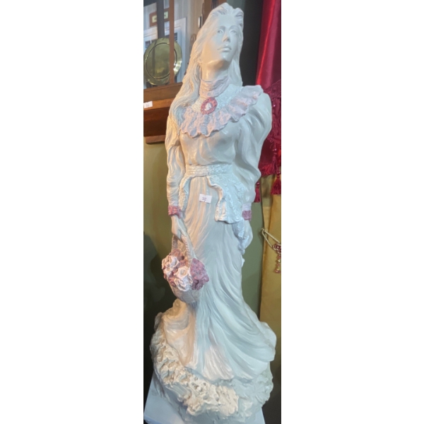 Alice Heath Lady With Flowers Statue 31T