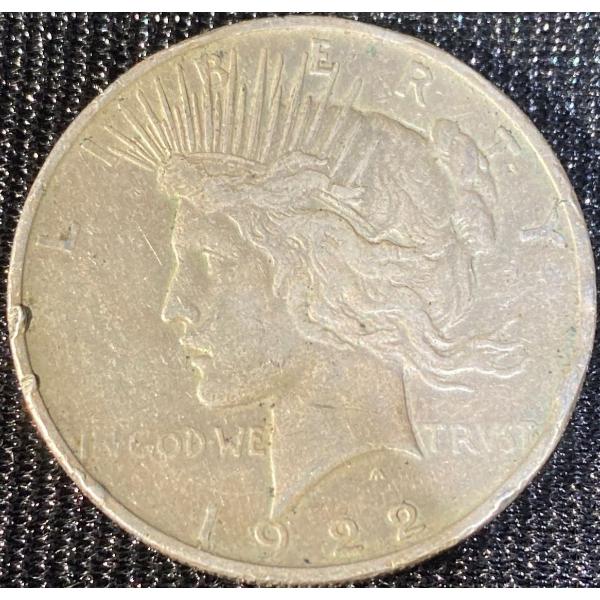 1922 Peace Silver Dollar