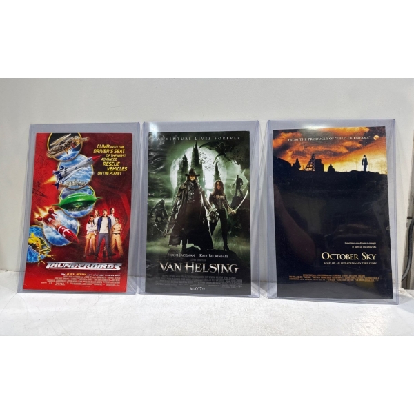 Thunderbird, Van Helsing, and October Sky Movie Posters