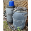 Image 1 : Two Rain Barrels and Hose as Shown (2nd)