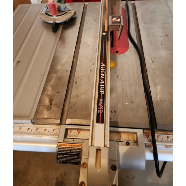 Craftsman Align A Rit 10" Table Saw 52 w 46 l 44 h