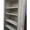Image 8 : Waymarc Metal Storage Cabinet, Step Ladder, and Cargo Straps 