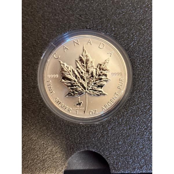 1998 CANADIAN 125th ANNIVERSARY COLLECTOR'S SET,1oz Canadian Maple W/RCMP PRIVY 