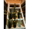 Image 1 :  six antique hand blown seamless glass wine, or champagne bottles all in amazing condition prices ra