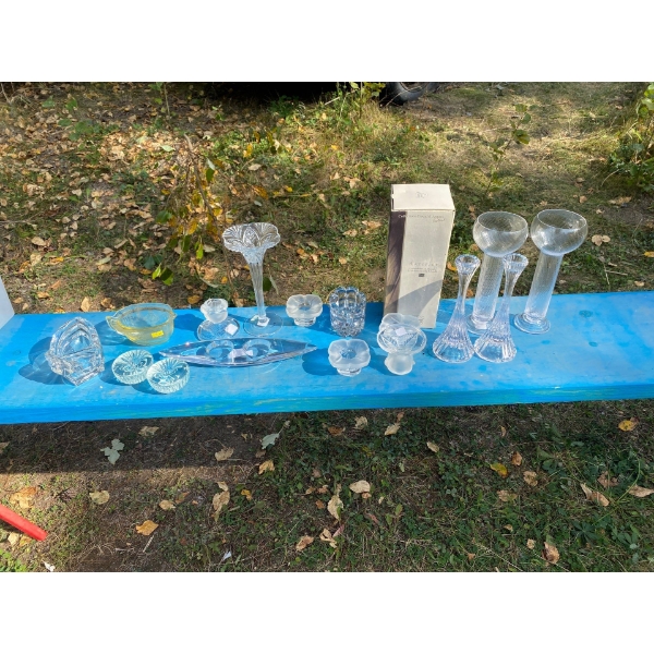 Glass Candle Holders