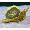 Image 2 : Driftwood and Sliced Geode Decor Piece