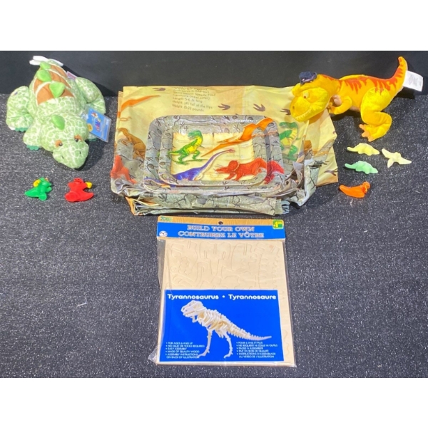 Dino Party Supplies!! Includes a Retired Webkinz with Code