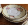 Image 3 : "Pareek" by Johnson Bros England Single Place Setting Includes: Platter, Plate, Teacup and Saucer 