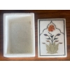 Image 3 : Vintage Blown Glass Paperweight,  Trinket Box & Silver Like Heart Box  5" tall paperweight