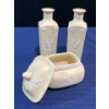 Image 2 : Ceramic Vase's and Container with Porcelain Trinket Holder  