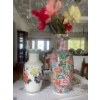Image 1 : Large Vases (2), Silk Flowers