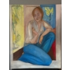 Image 1 : Lauri Ansell - Blue Jean Beauty - Oil On Canvass Board 16 x 20