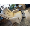 Image 2 : Fabric La-Z-Boy rocking recliner light off white material in amazing condition 37” h 33”w 20” depth