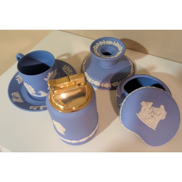 Timeless WEDGEWOOD - 'Jasperware ' Collection - Table Lighter Trinket Box Tea Cup & More