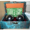 Image 6 : Japenese Art Deco Finds - Lanterne Chinoise Mortise Satsuma Urn & Meditation Balls  