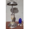 Image 1 : Large Standing Ash Tray w/ Lovely Lamp 