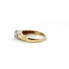 Image 2 : 14KYW Three-Stone Diamond Ring (0.54CTW GH-SI2) SZ 8.25, 3.60grams