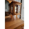 Image 5 : Wooden Display Cabinet w/ Bevelled Glass Doors (No Key Included) 58 W, 22 D, 76 T
