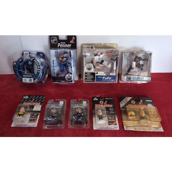 Oilers Figurines Including Draisaitl, Penner, Fuhr, Souray and More