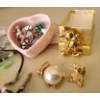 Image 5 : Assorted Costume Jewelry, Small Chip as Shown on Heart Box 