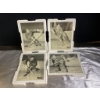 Image 1 : Four Signed Montreal Canadiens Player Photographs in Glass Frames