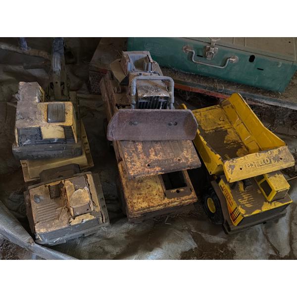 Vintage Toy Trucks by Tonka and Other Makers
