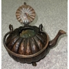 Image 2 : Brunei Brass  Antique Decorative  Rare Teapot - 9W 