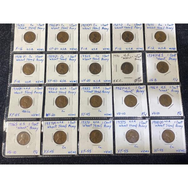 Lincoln Wheat Penny Collection