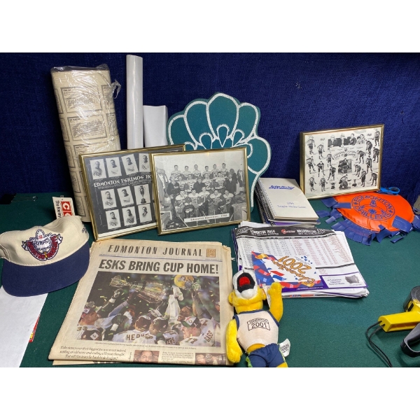 Edmonton sports Teams Memorabilia 