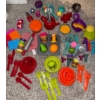 Image 1 : Play-Doh  Food Pieces w/ Kid's Servingware & Flatwear Collection
