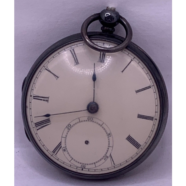 Silver Colored Pocket Watch - Weighs 87.2g 