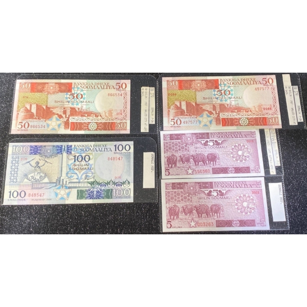 Collection of Somalian Paper Money