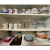Image 1 : Double Cupboard Contents - Glassware Dishes Serving Vessels & More