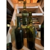 Image 3 :  six antique hand blown seamless glass wine, or champagne bottles all in amazing condition prices ra