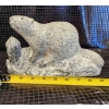 Image 3 : Wolf Original Beaver Sculpture and Concrete Garden Lion Statue