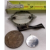 Image 2 : 1960 Canadian 50 Cent Coin 80% Ag, 11.6g, Sterling Pendant, Silver Colored Brooch, & 900 Stamped Pin