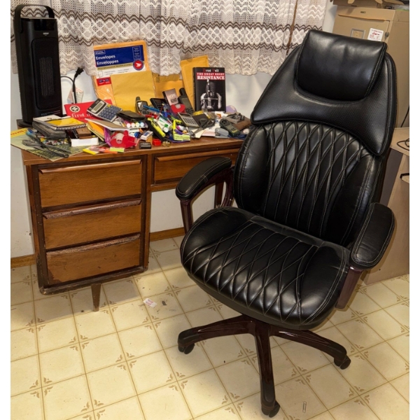 Complete Student Pack- Rolly Office Desk Chair & Desk ++ All Stationary Supplies 