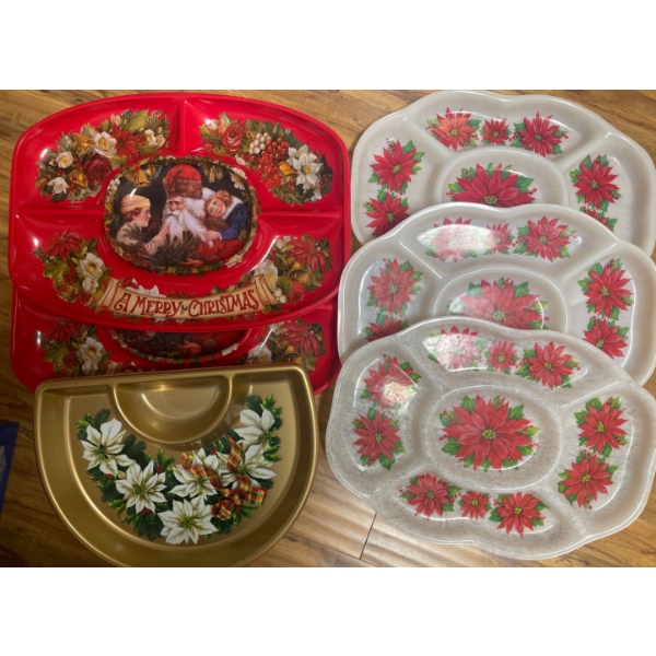 Holiday Entertaining Essentials = Decorative Platters Tins & More