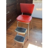 Image 2 : Cool Looking Vintage Retro Step Stool In Great Shape H33" D26" W14"