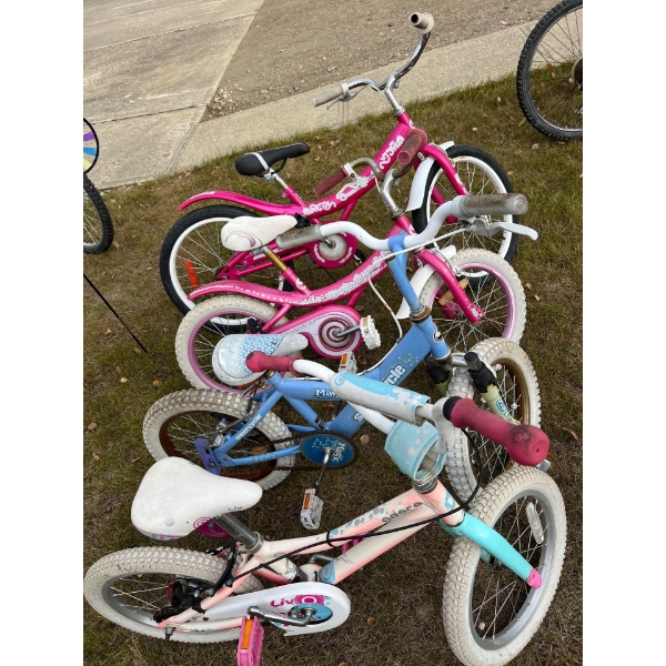 four kids girls bikes