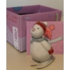 Image 1 :  NAO By LLADRO 'Down Hill' Porcelain Snowman - 3T 