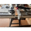 Image 1 : Craftsman 254 mm Stationary Saw with extra blades and rolling extendable saw horse . With rolling st