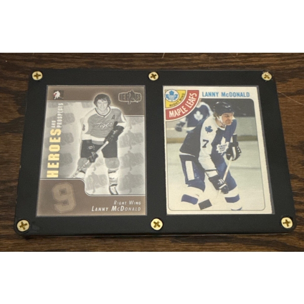 Heroes And Prospects Lanny McDonald Framed Trading Card