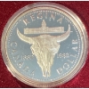 Image 2 : 1982 City of Regina $1 Proof Silver Dollar 