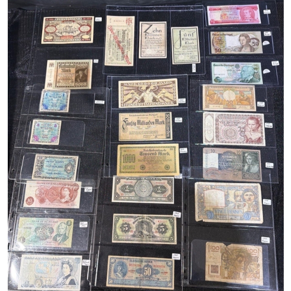 Paper Money from Around the World