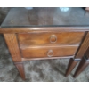 Image 3 : Kroehler Custom Crafted Side Table with Drawer 19 W, 25 D, 23 T (X2), Gruen Clock, Mirror 25 X 30