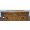 Image 3 : Antique Wooden Case Blue Velvet Lined Anti Tarnish Interior
